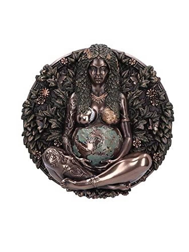 Copper Mother Earth Wall Hangings