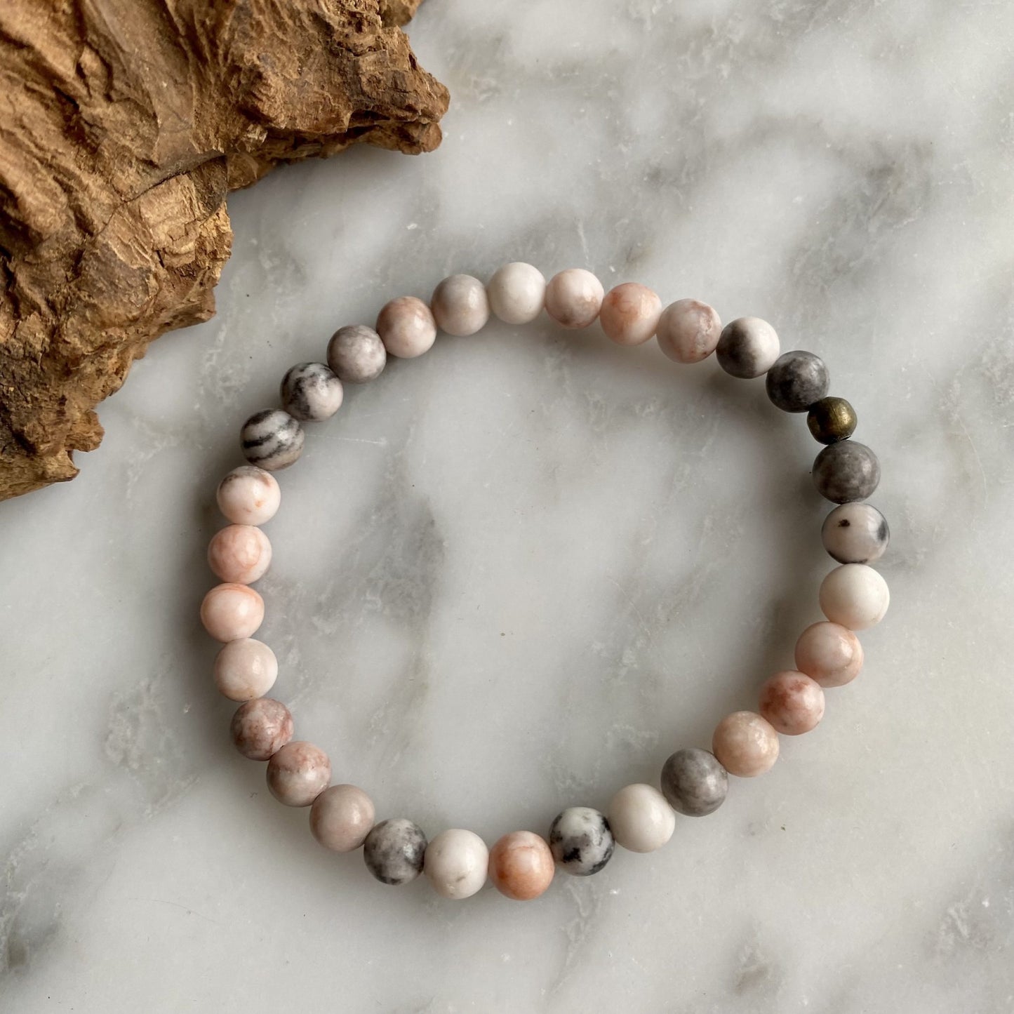 Pink Zebra Jasper Bracelet