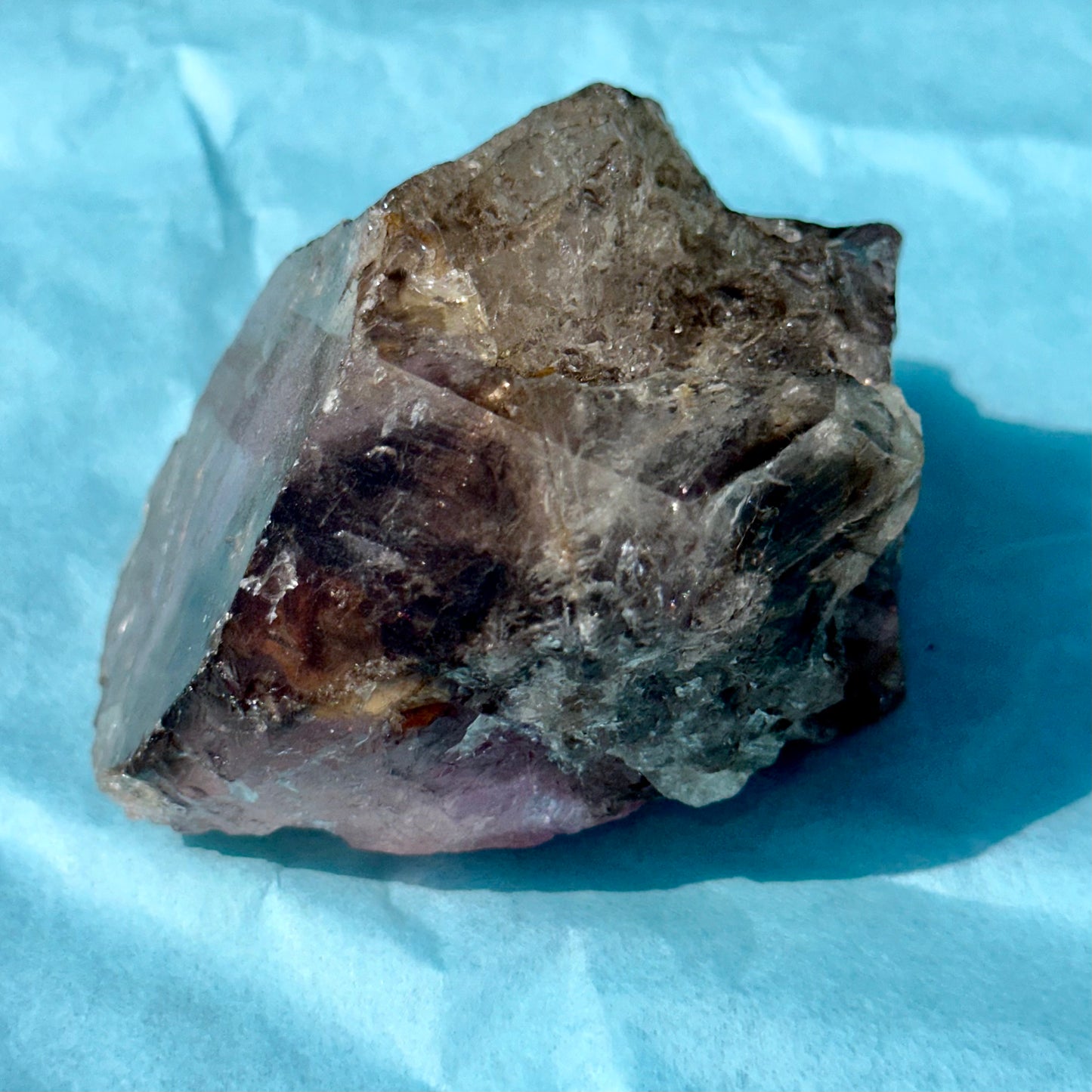 Amethyst & Smokey Elestial Quartz