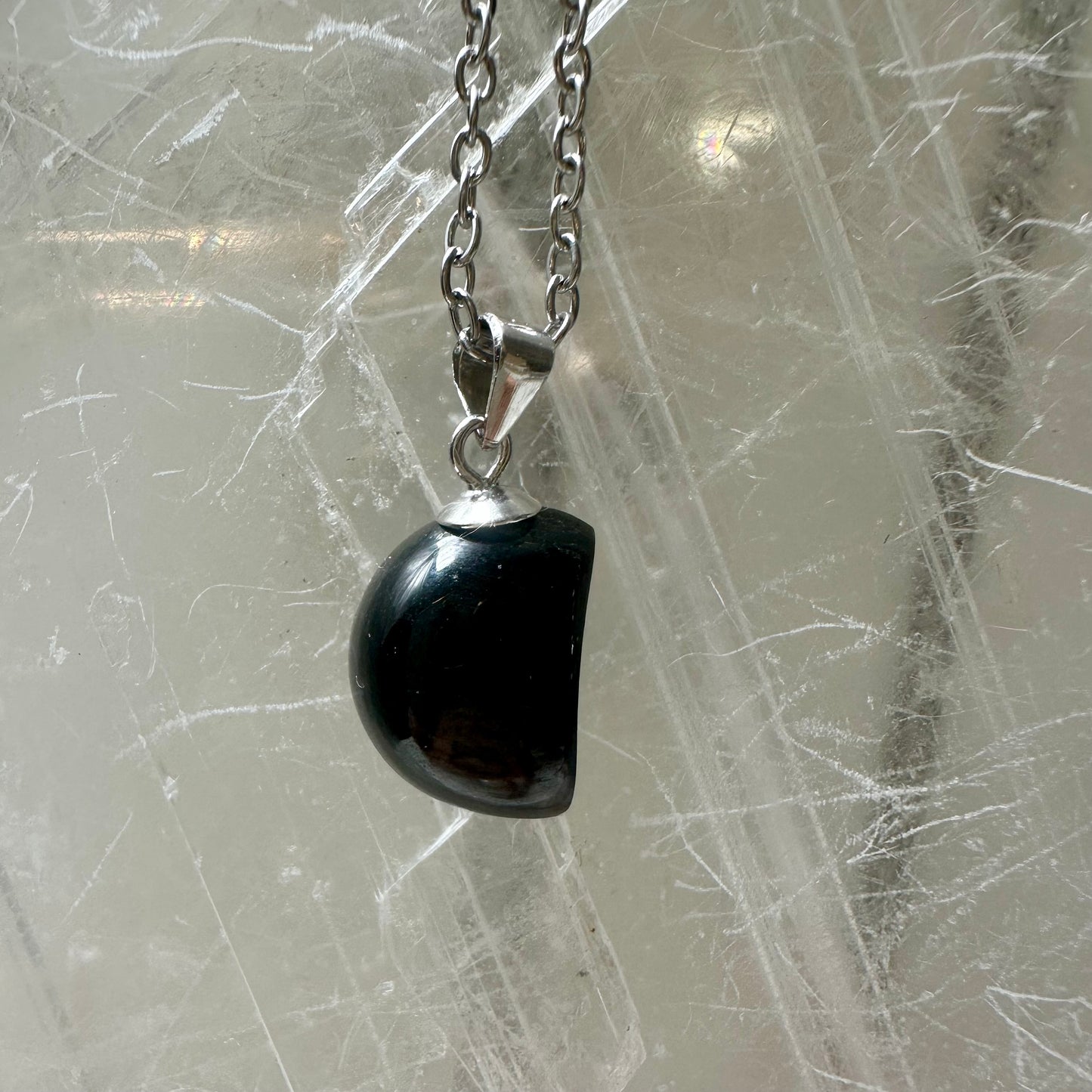 925 Hyphersen Moon Pendants 1cm