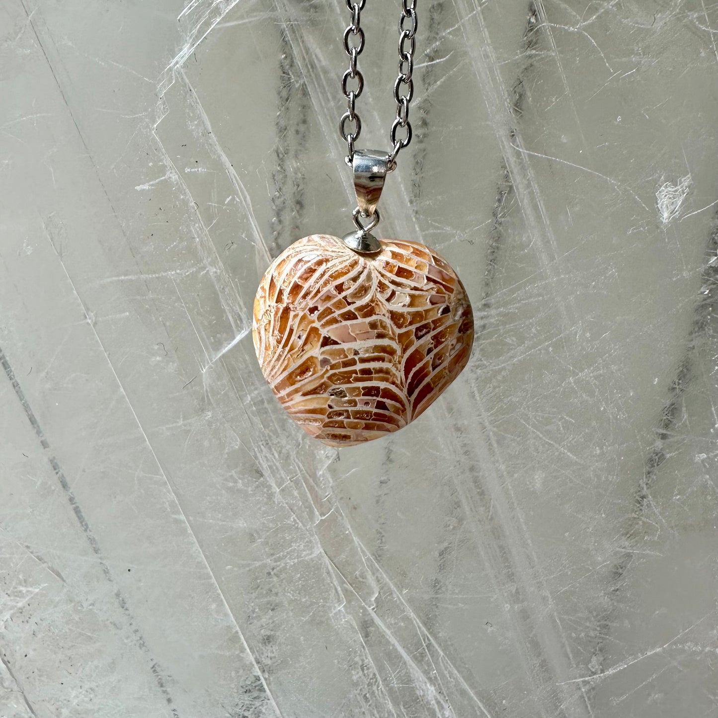 Coral 925 Heart Mini Pendants