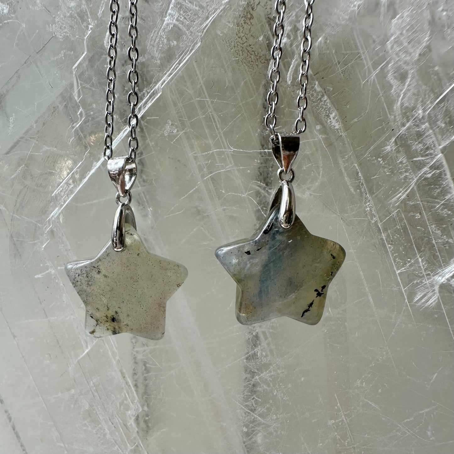 Labradorite 925 Star Mini Pendants