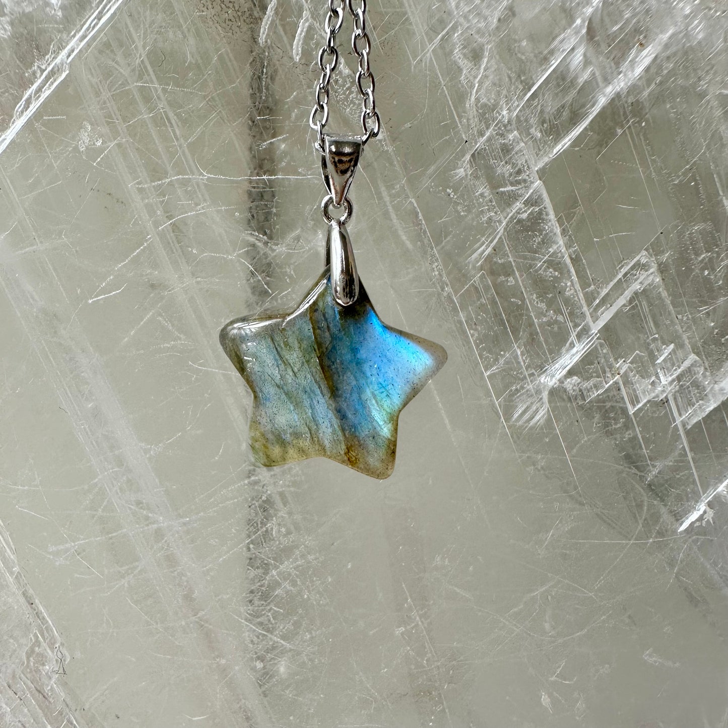 Labradorite 925 Star Mini Pendants
