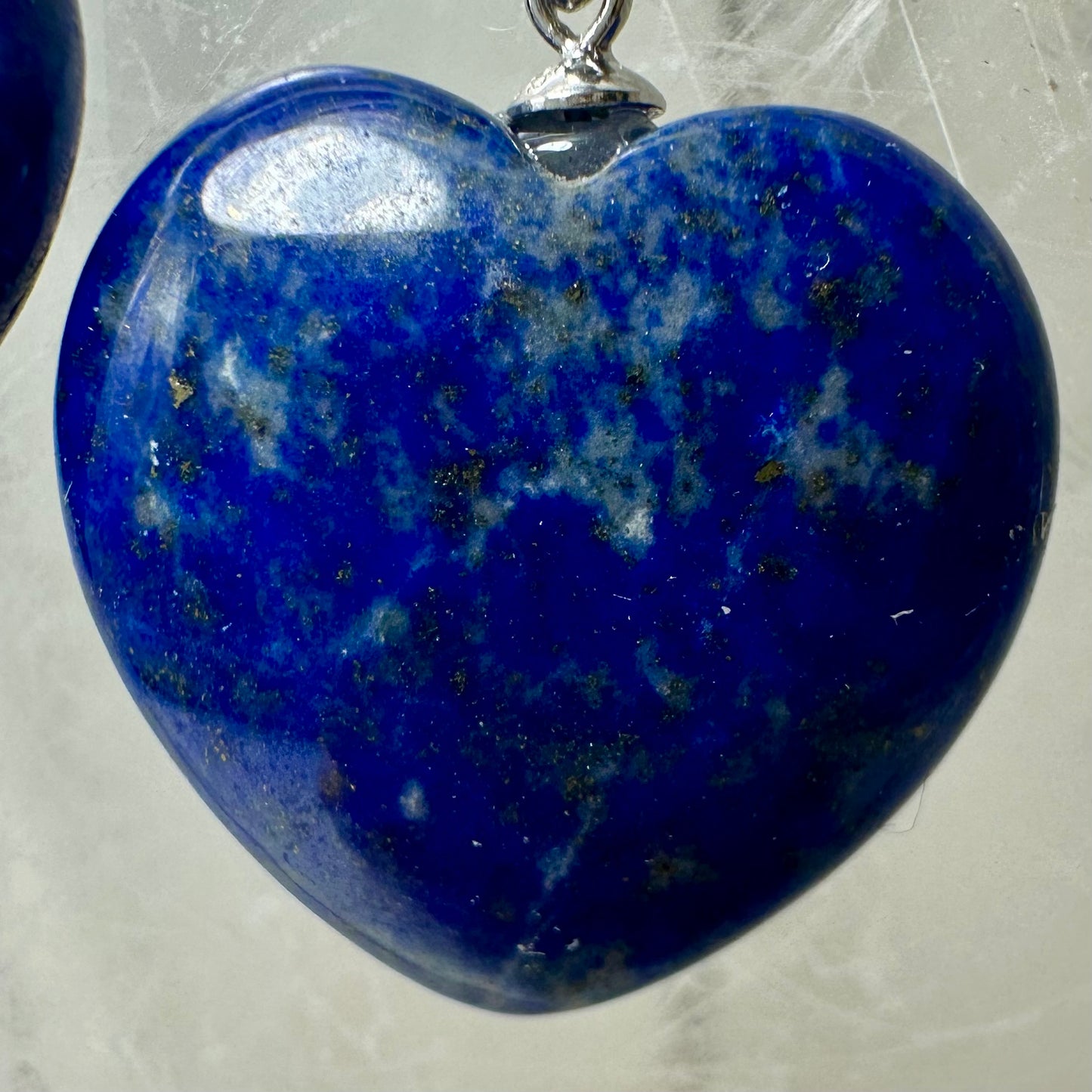 Lapis 925 Heart Mini Pendants