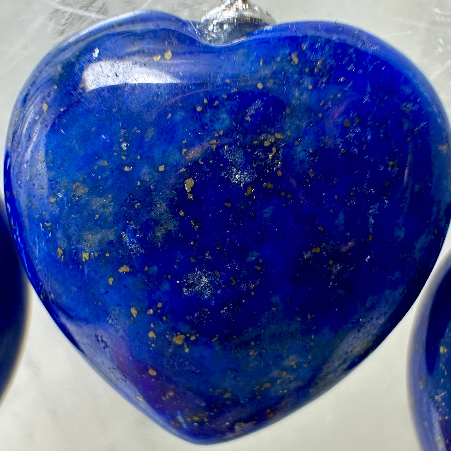 Lapis 925 Heart Mini Pendants