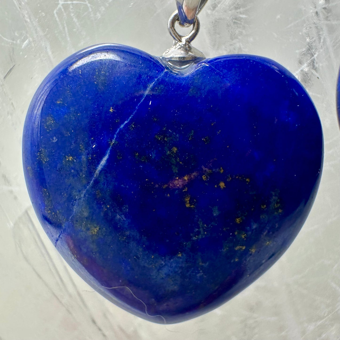 Lapis 925 Heart Mini Pendants