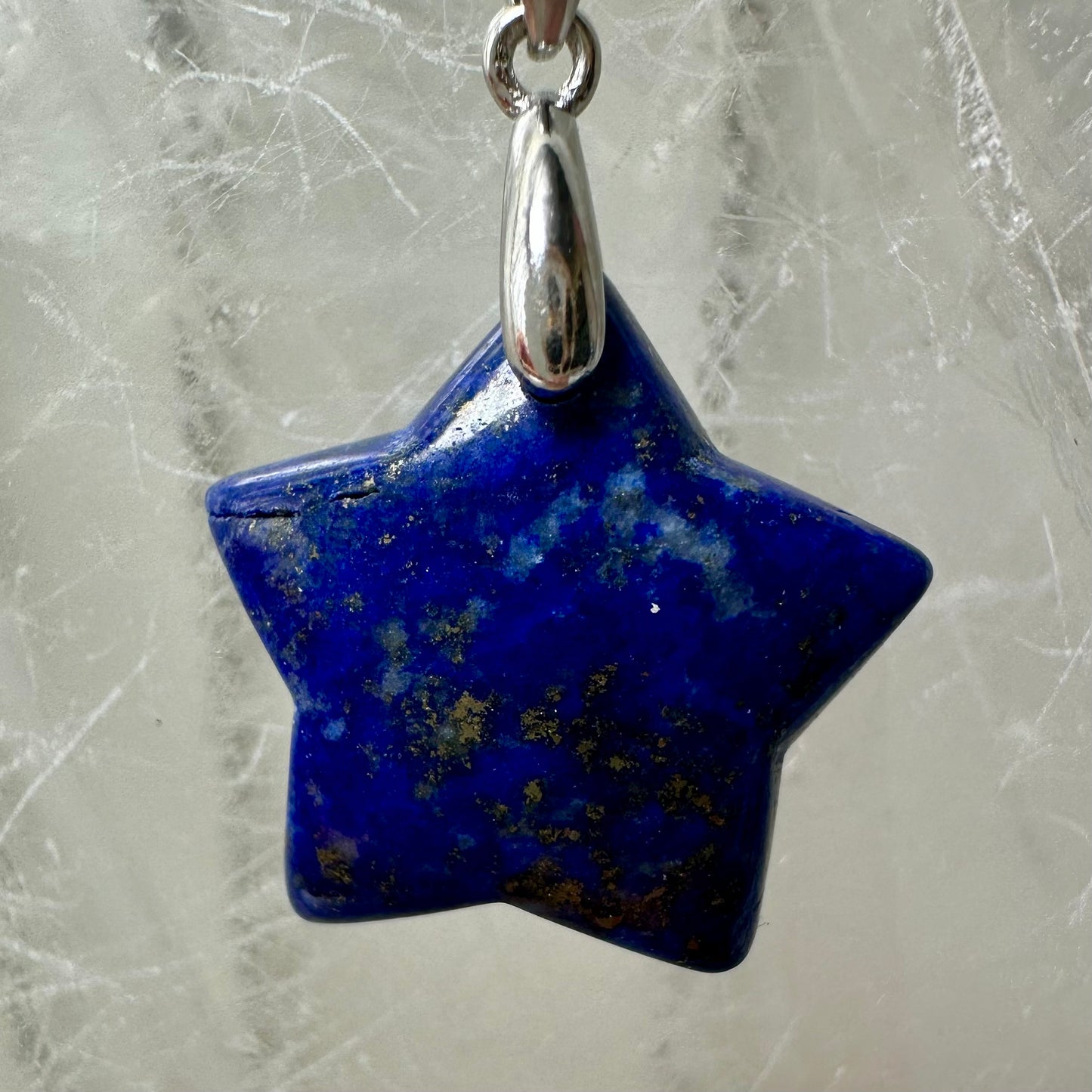 Lapis 925 Mini Star Pendants
