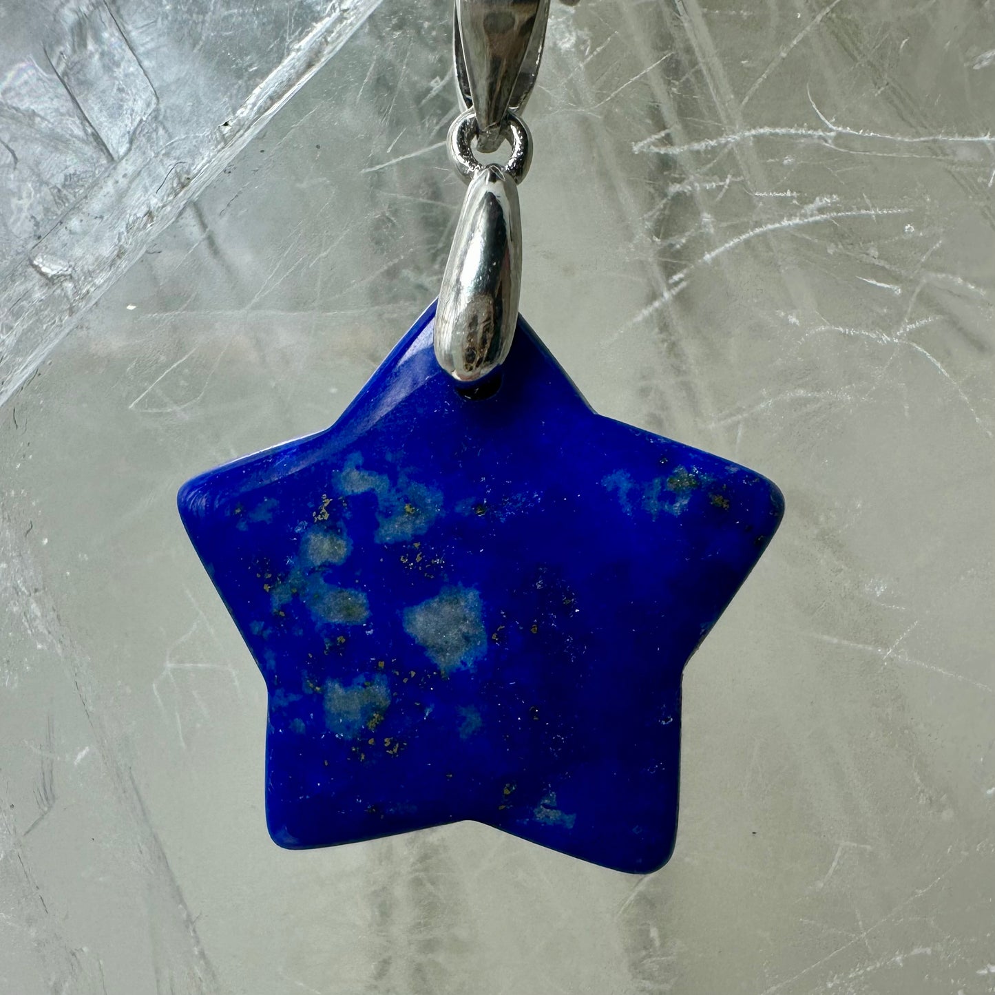 Lapis 925 Mini Star Pendants
