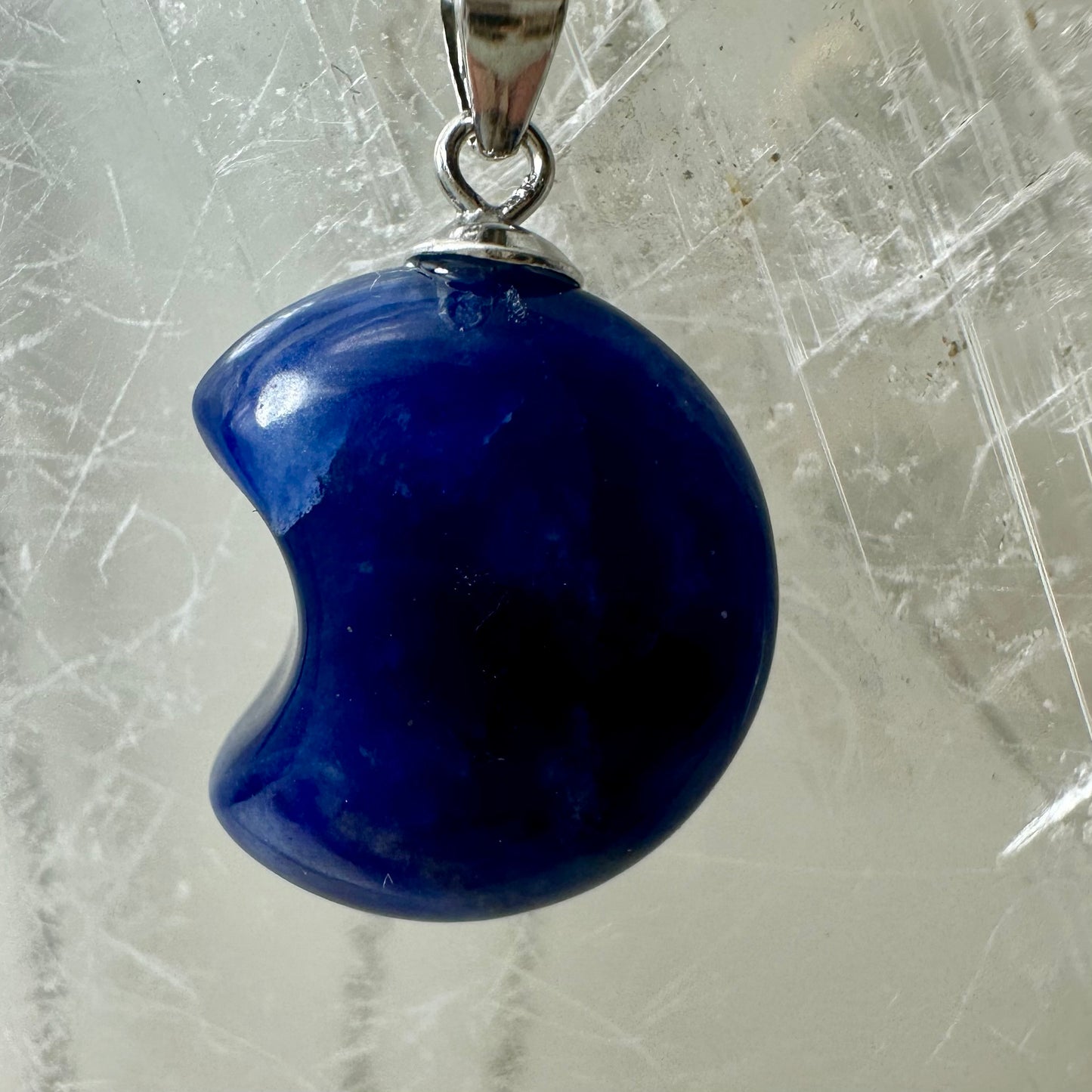 Sodalite 925 Moon Mini Pendants