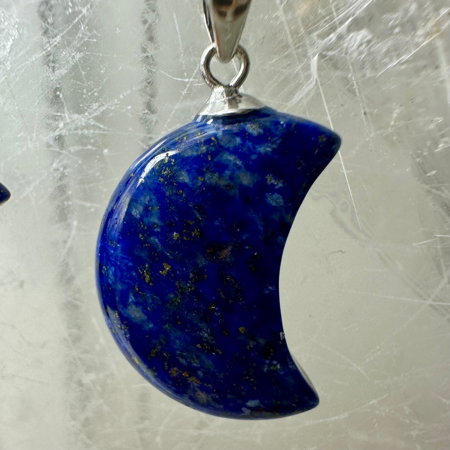 Lapis 925 Moon Mini Pendants