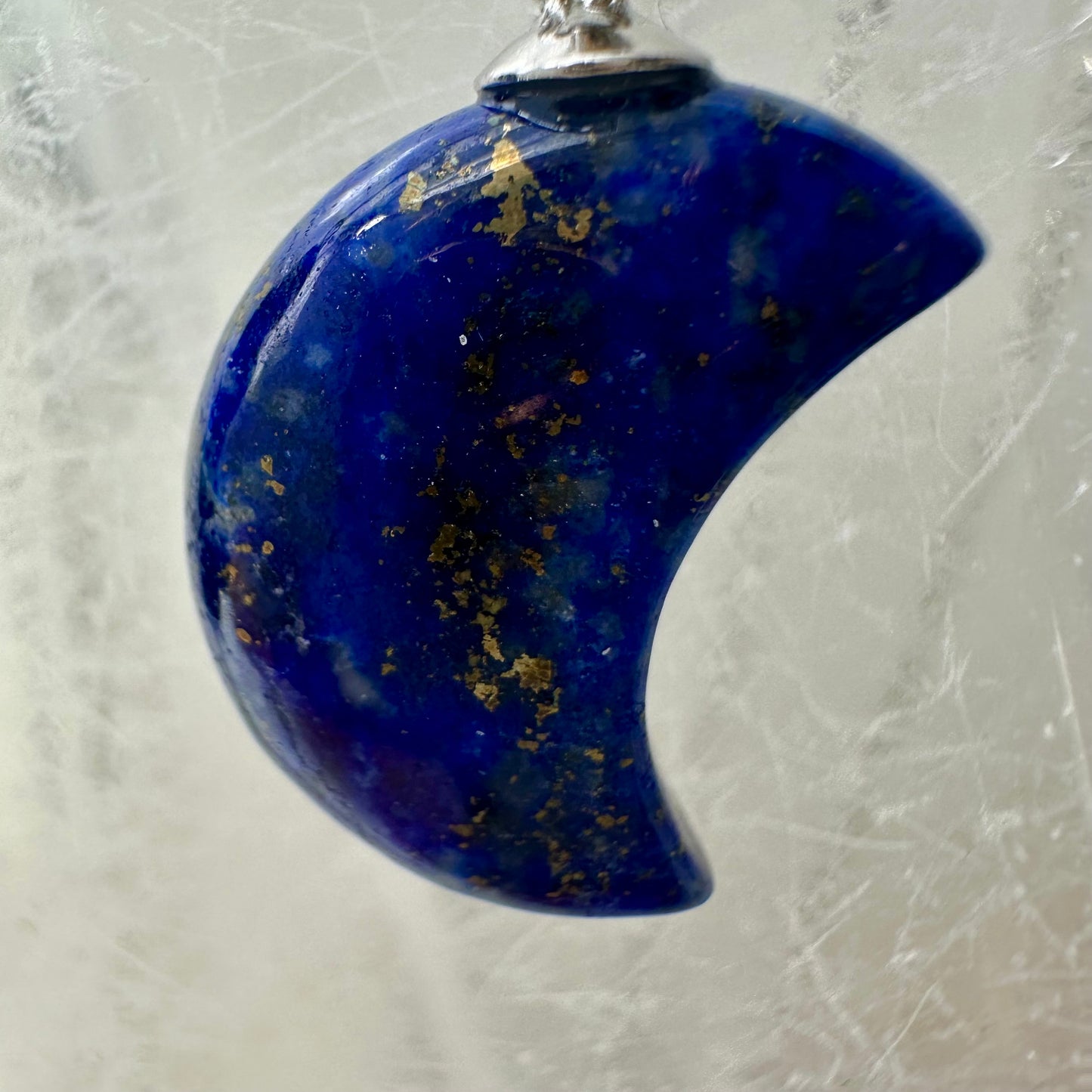 Lapis 925 Moon Mini Pendants