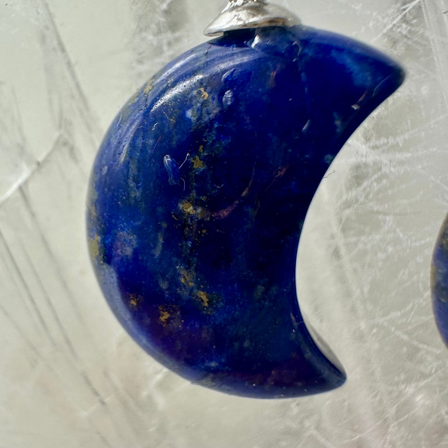 Lapis 925 Moon Mini Pendants