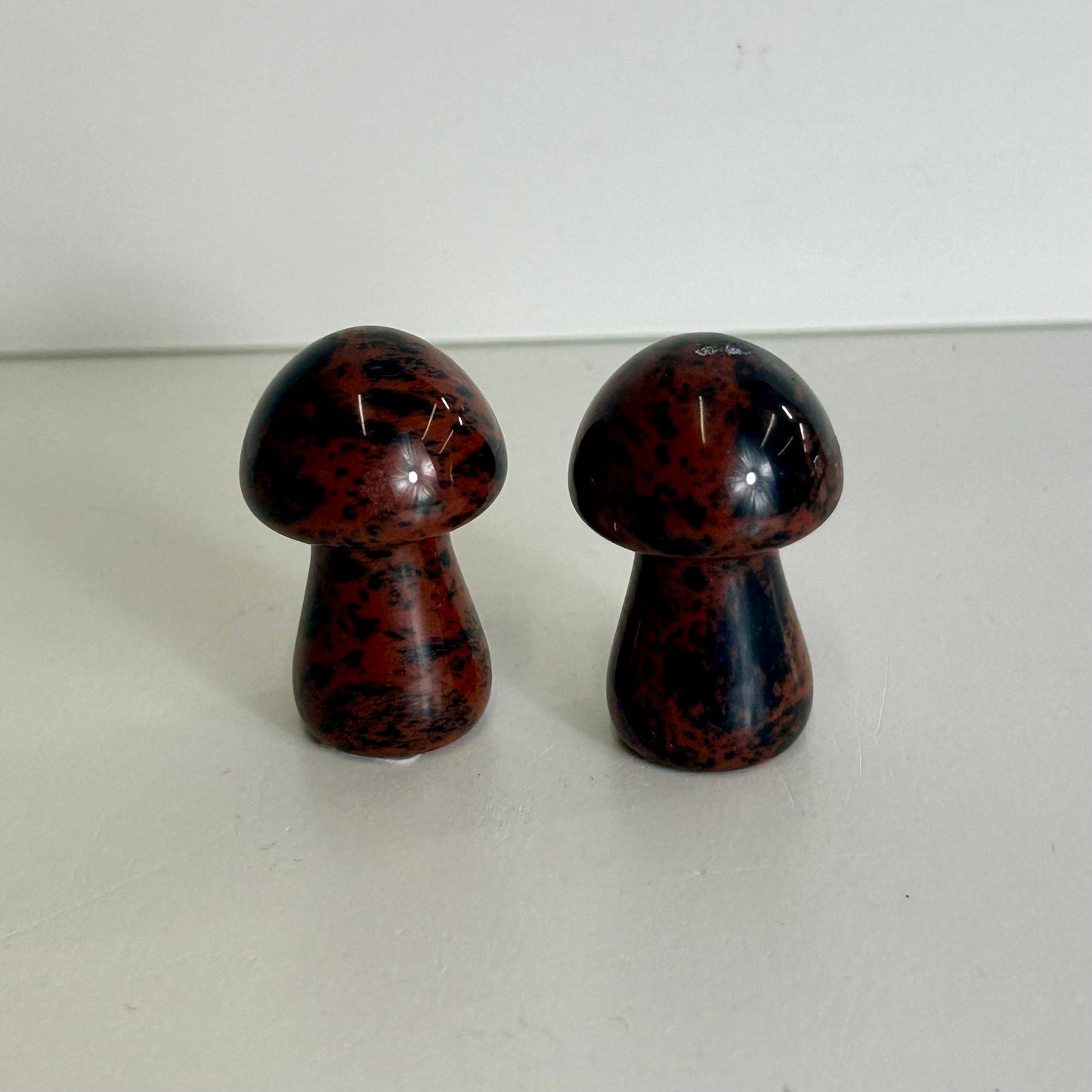 Mahogany Obsidian Mushrooms