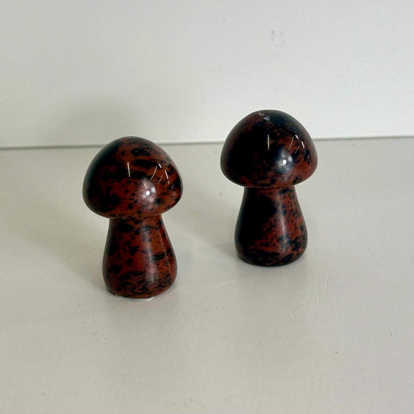 Mahogany Obsidian Mushrooms