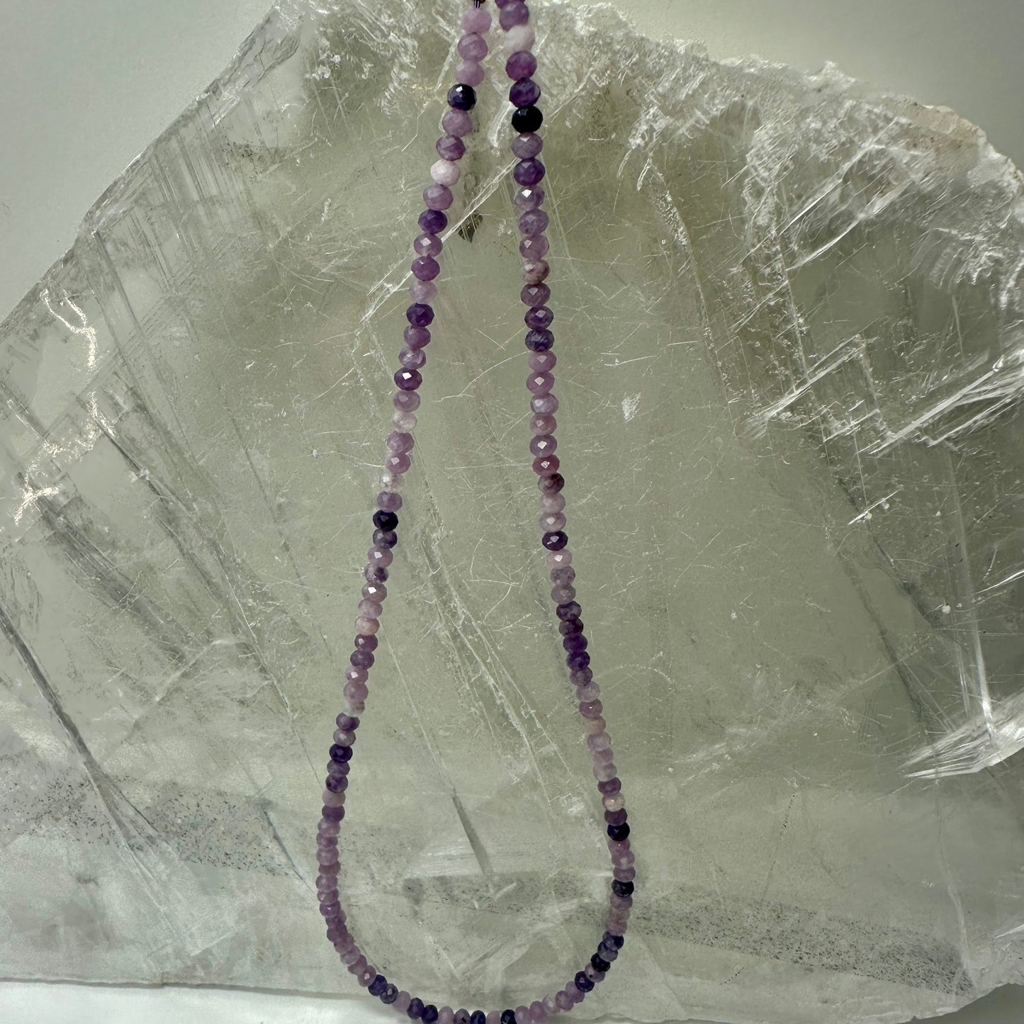 Lepidolite Beaded Necklace