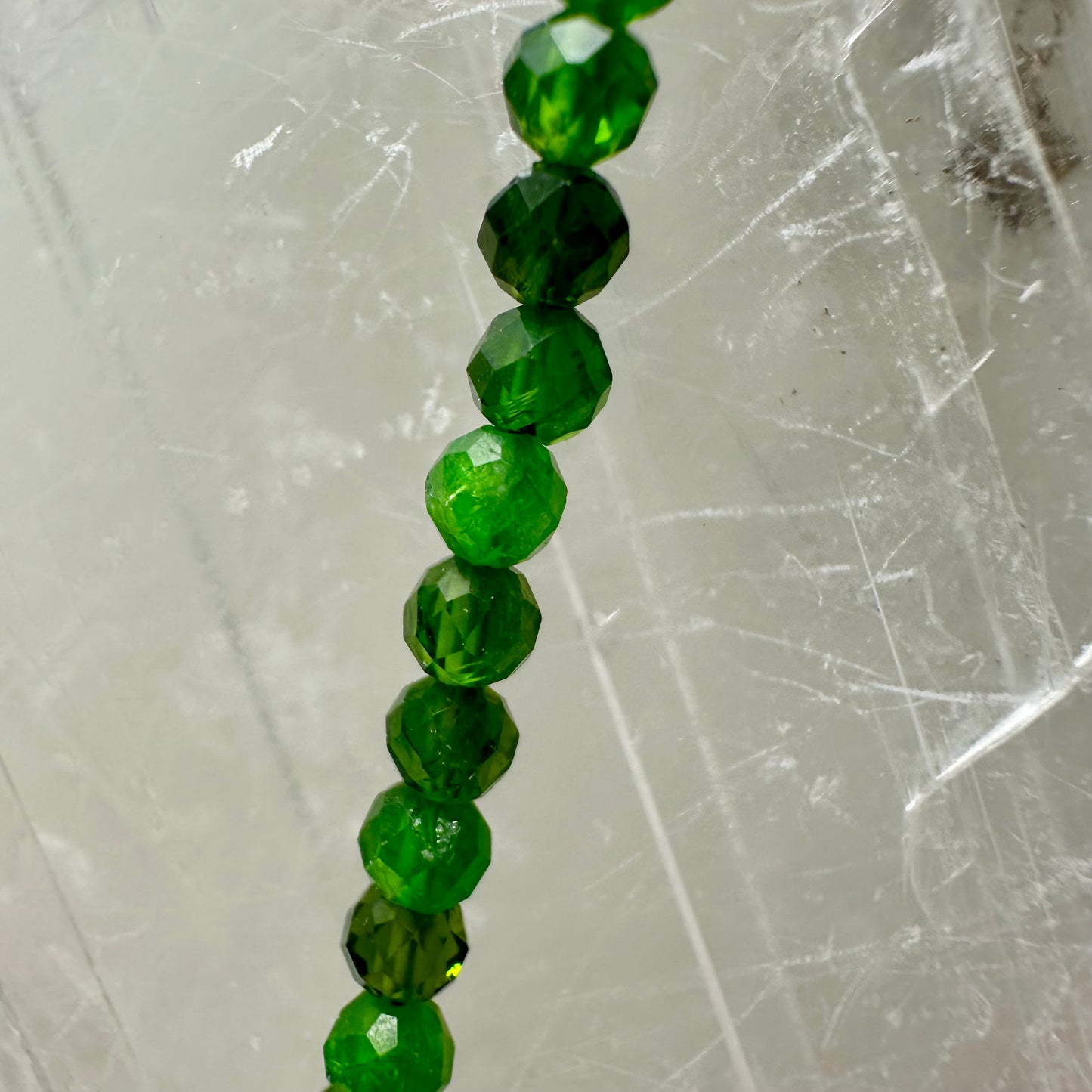 Dioptase Beaded Necklace