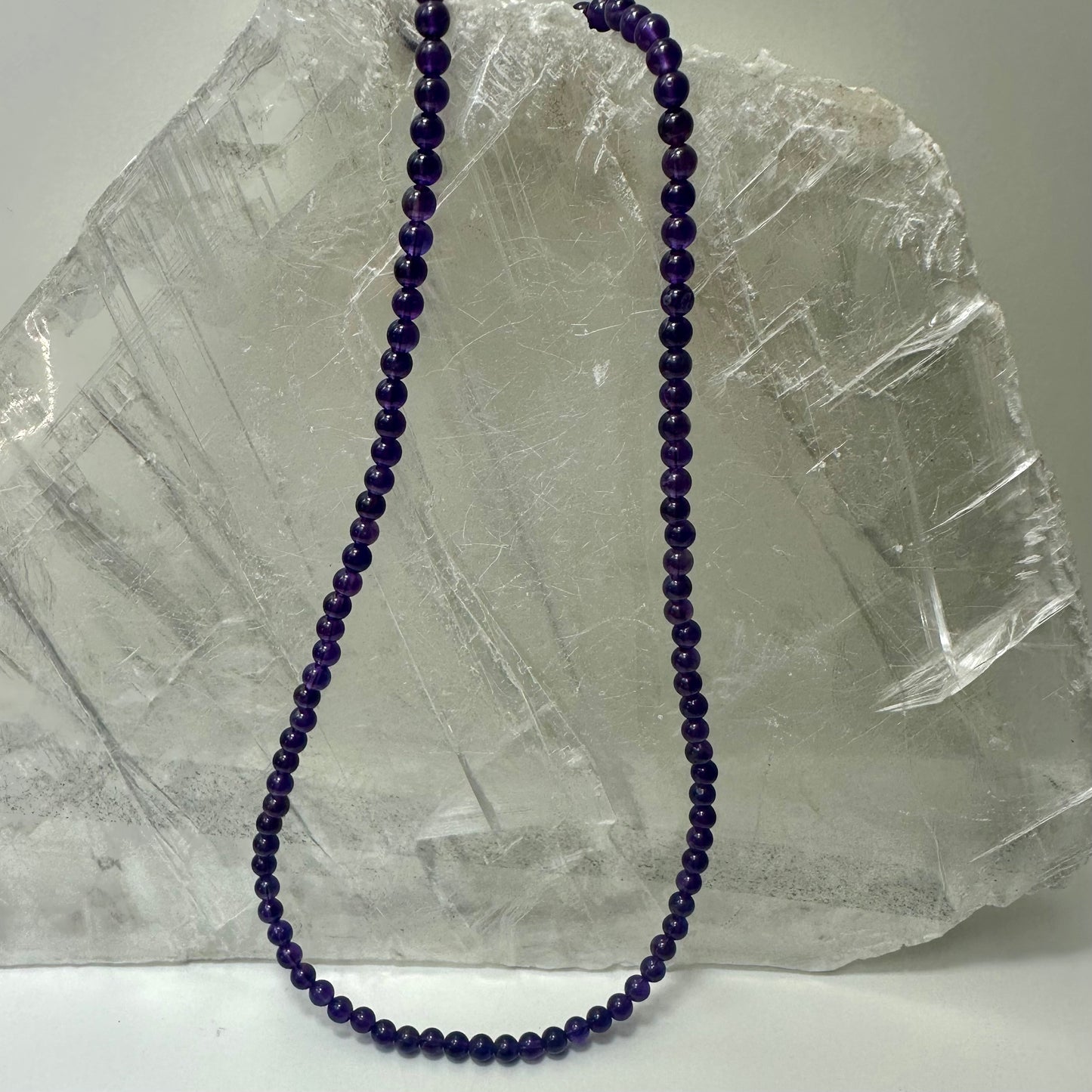 Amethyst Beaded Necklace