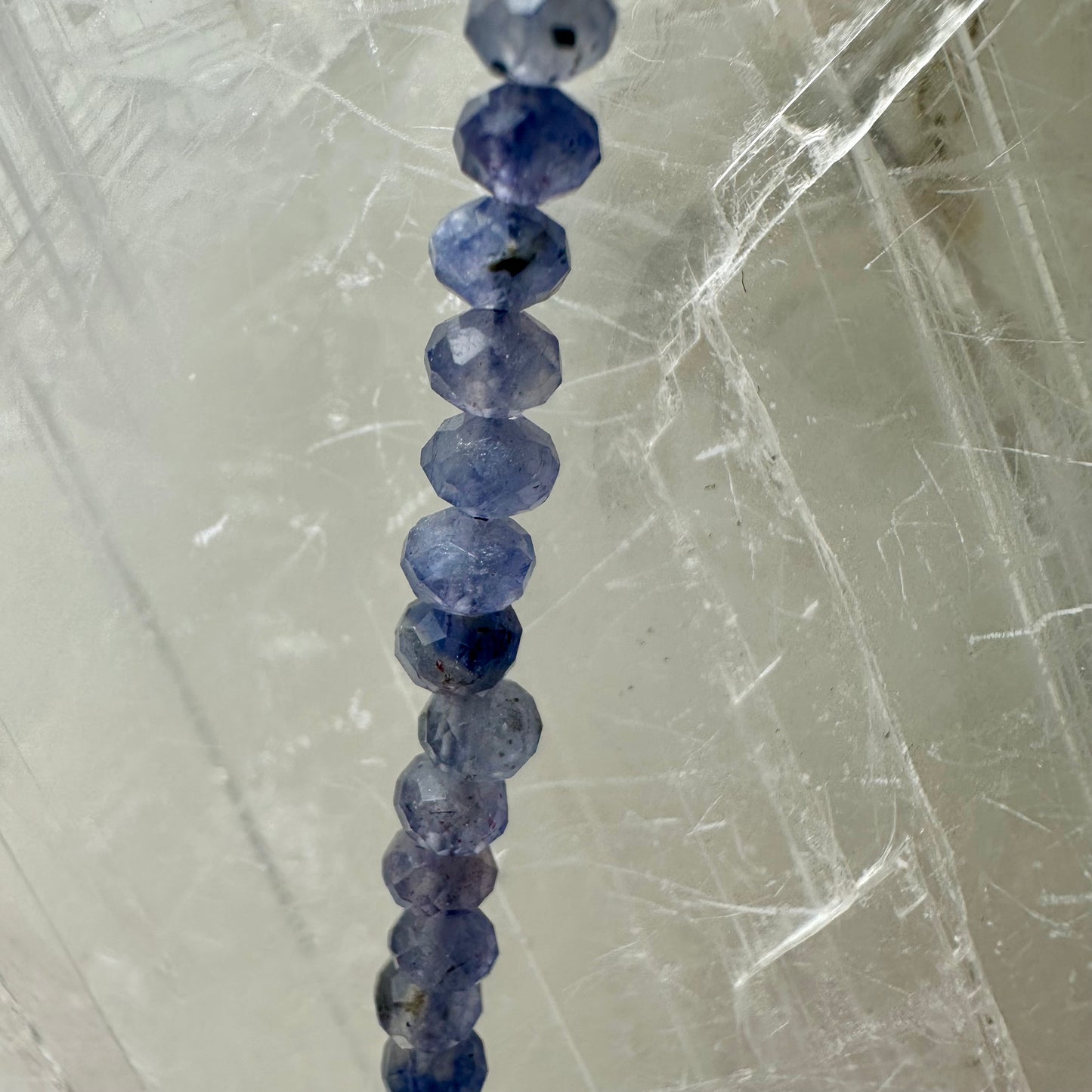 Iolite Beaded Necklace
