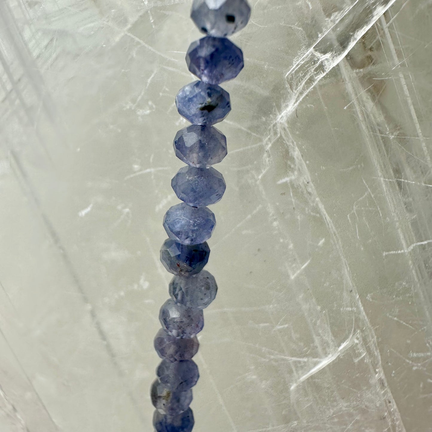 Iolite Beaded Necklace