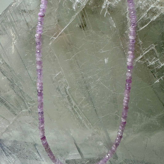Kunzite Beaded Necklace
