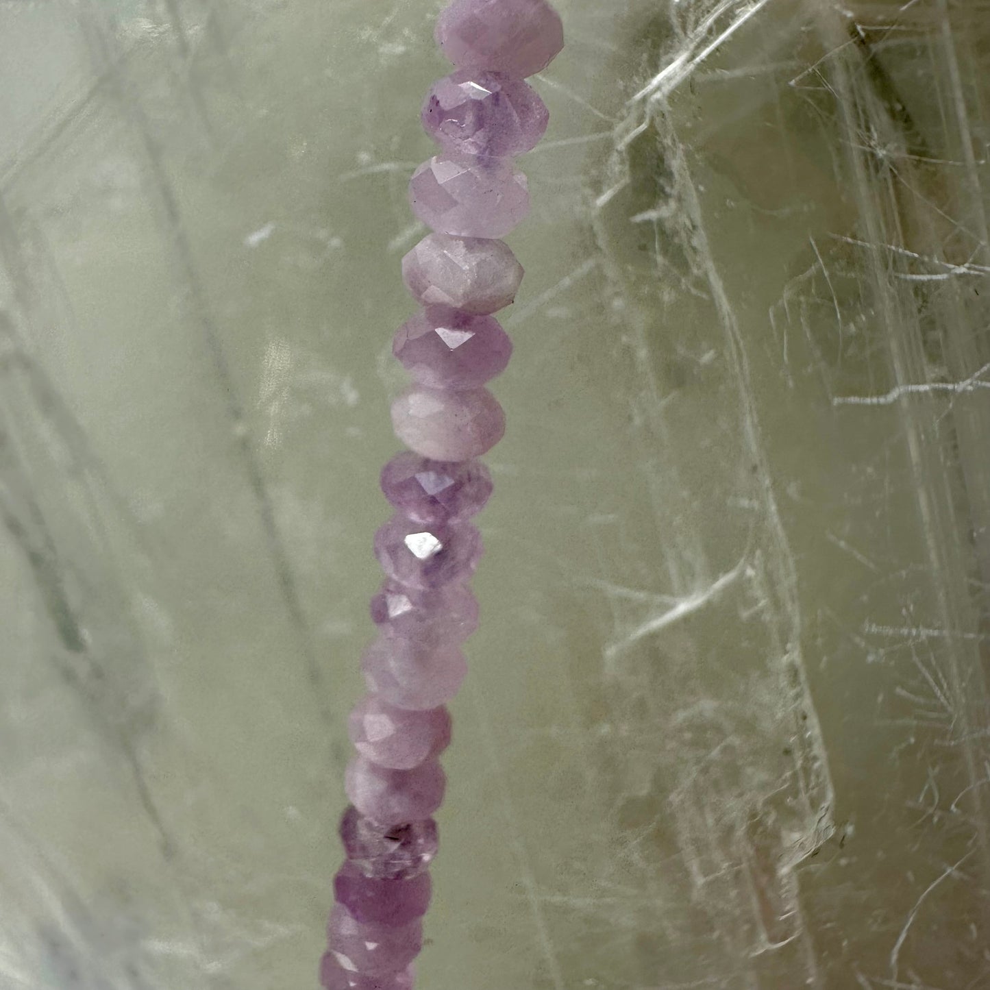 Kunzite Beaded Necklace