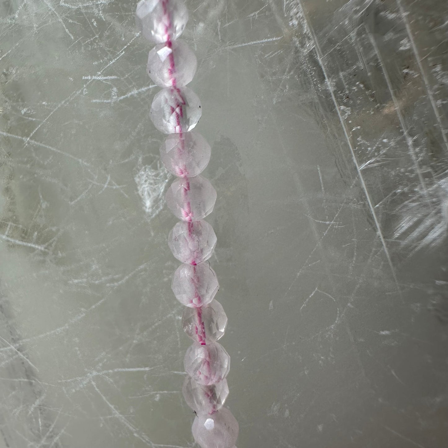 Rose Quartz Beaded Necklace
