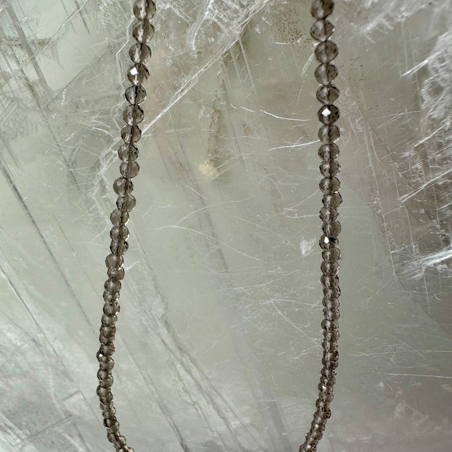 Smokey Quartz Beaded Necklace