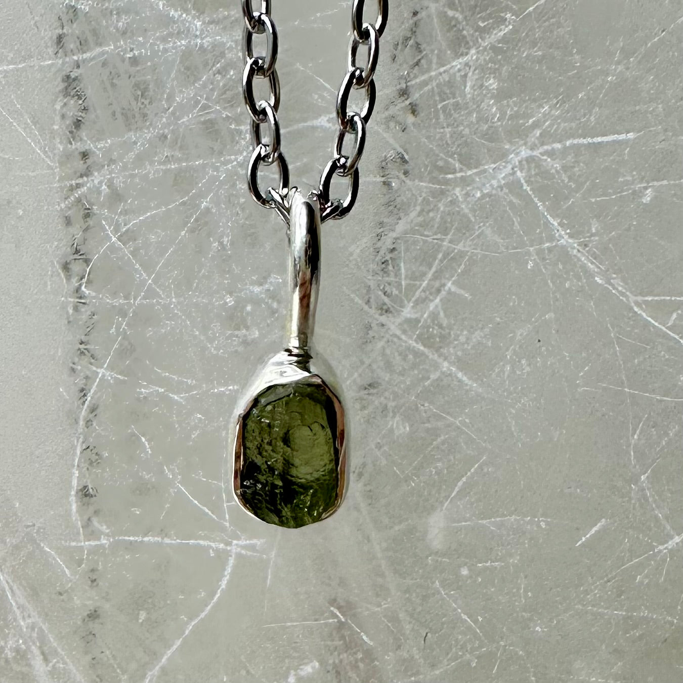Moldavite Mini Pendant