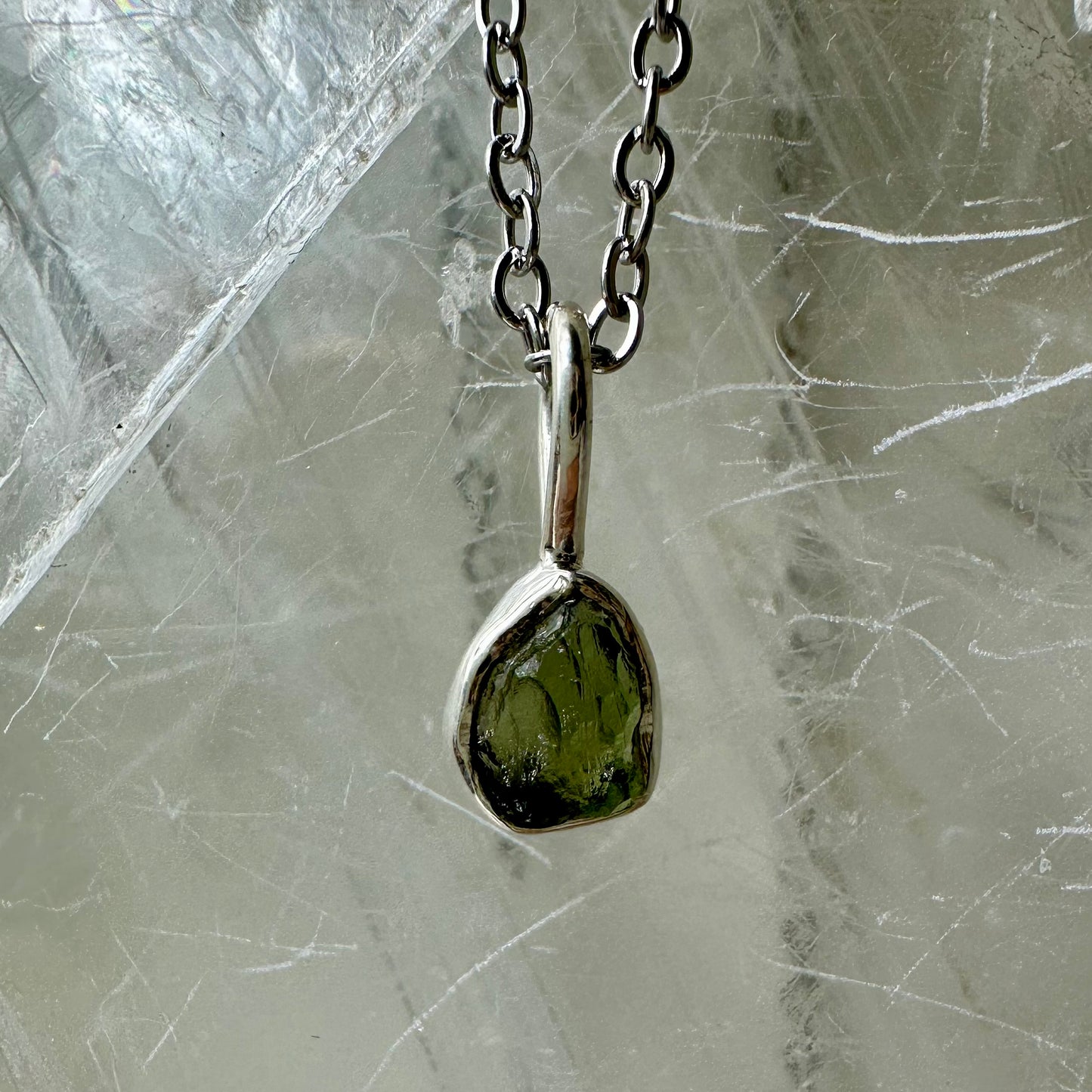 Moldavite Mini Pendant