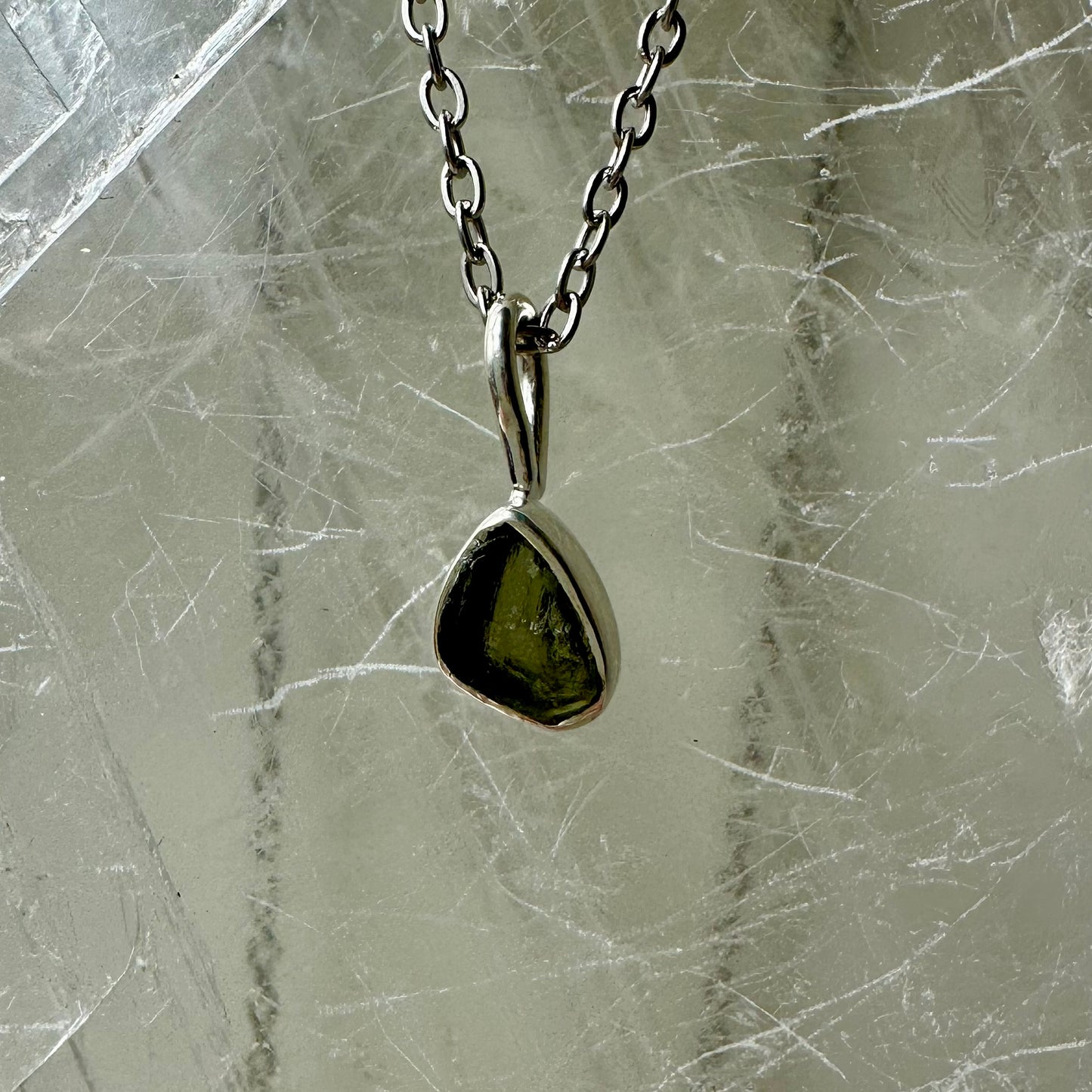 Moldavite Mini Pendant