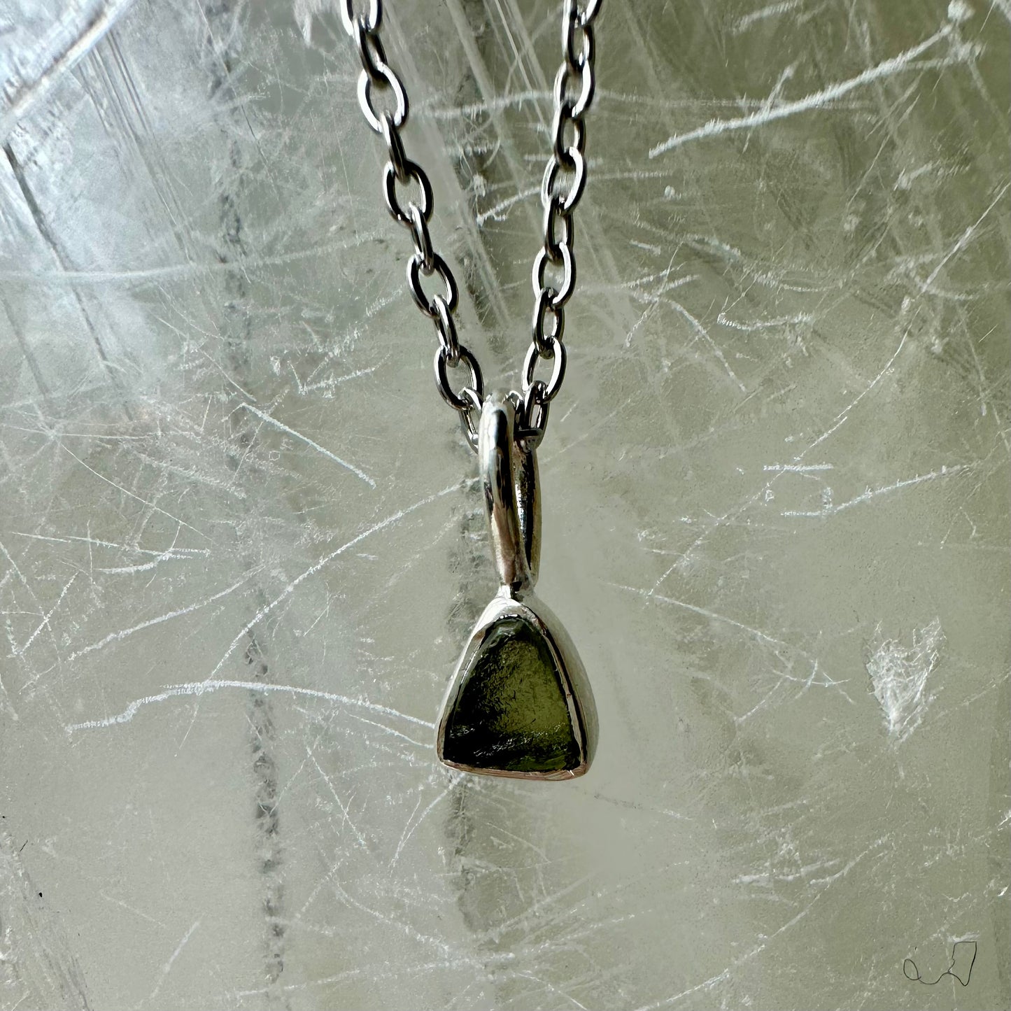 Moldavite Mini Pendant