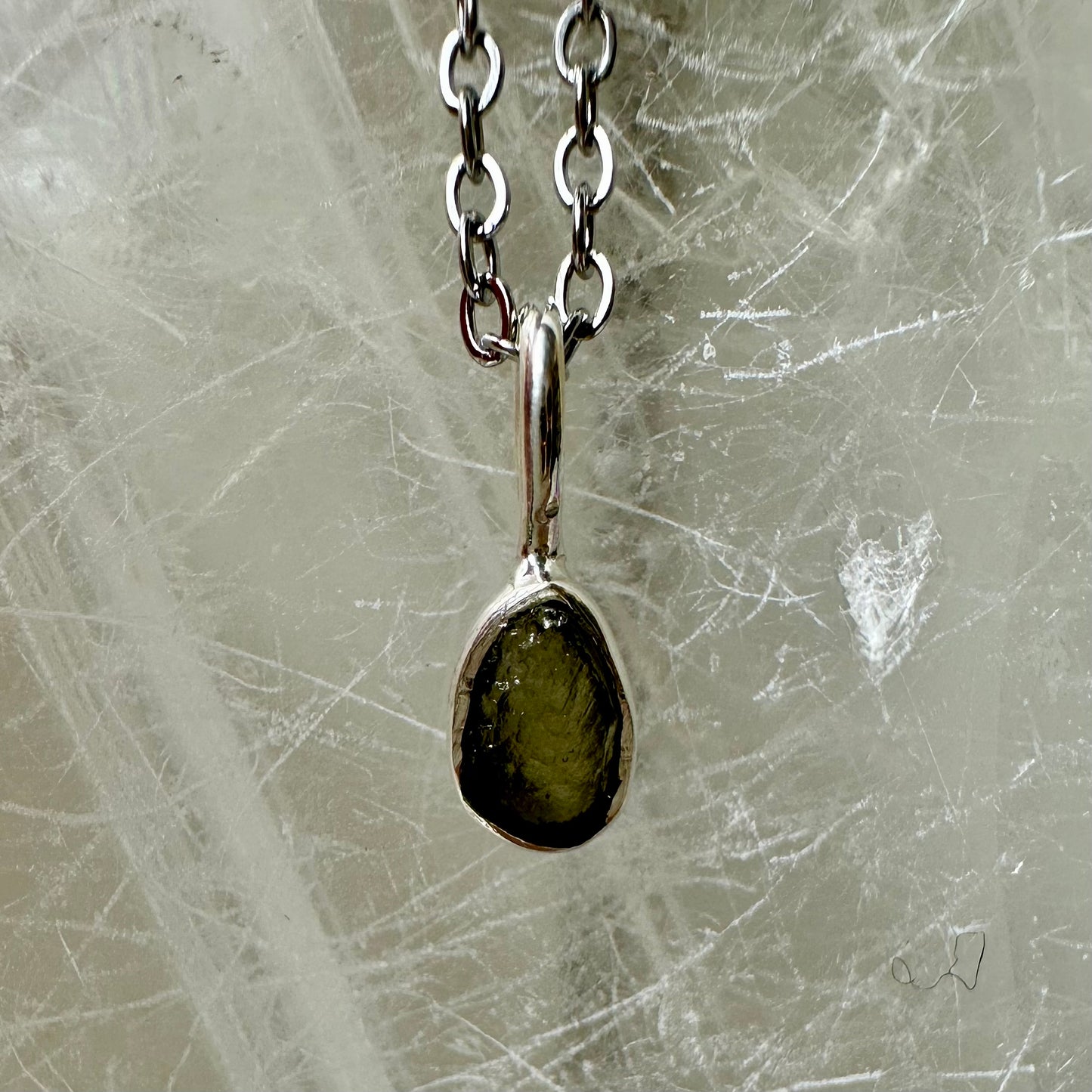 Moldavite Mini Pendant