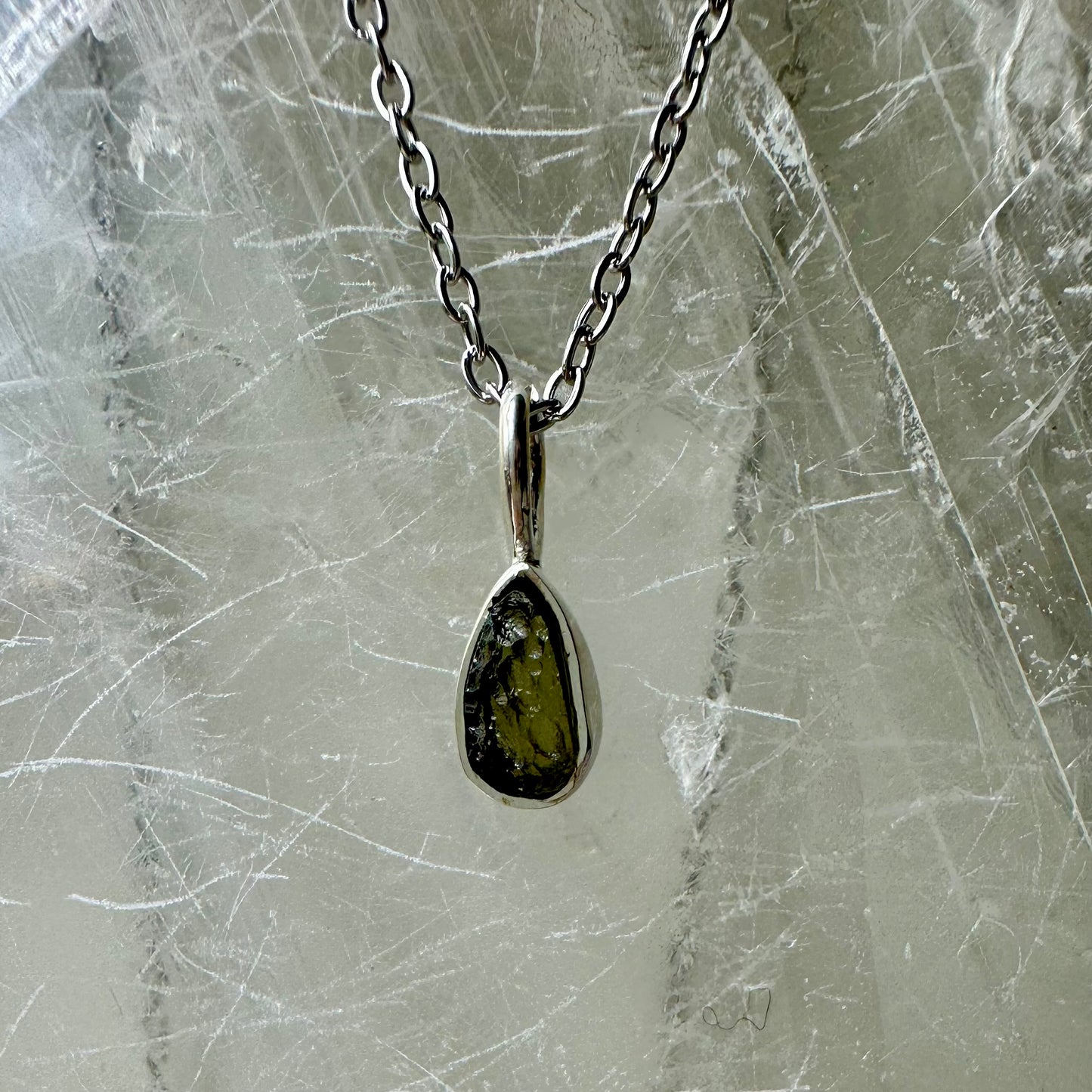 Moldavite Mini Pendant