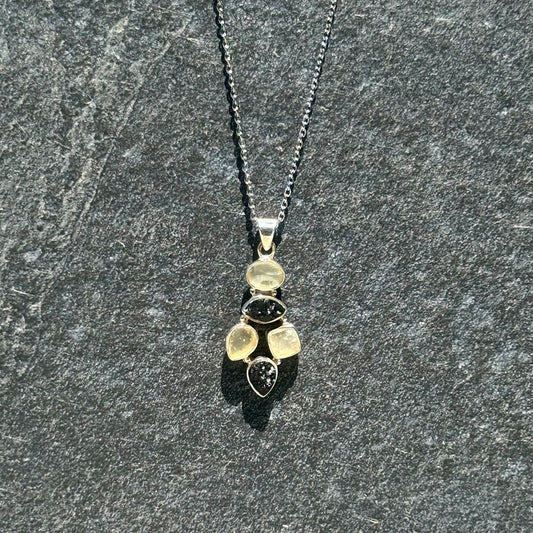 Tekitte & Libyan Desert Glass Pendant