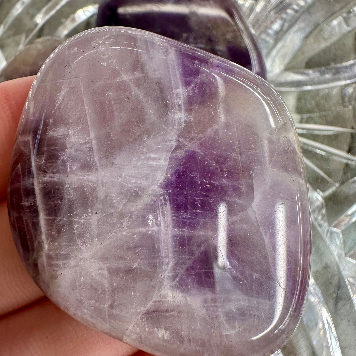 Dream Amethyst Palm Stones