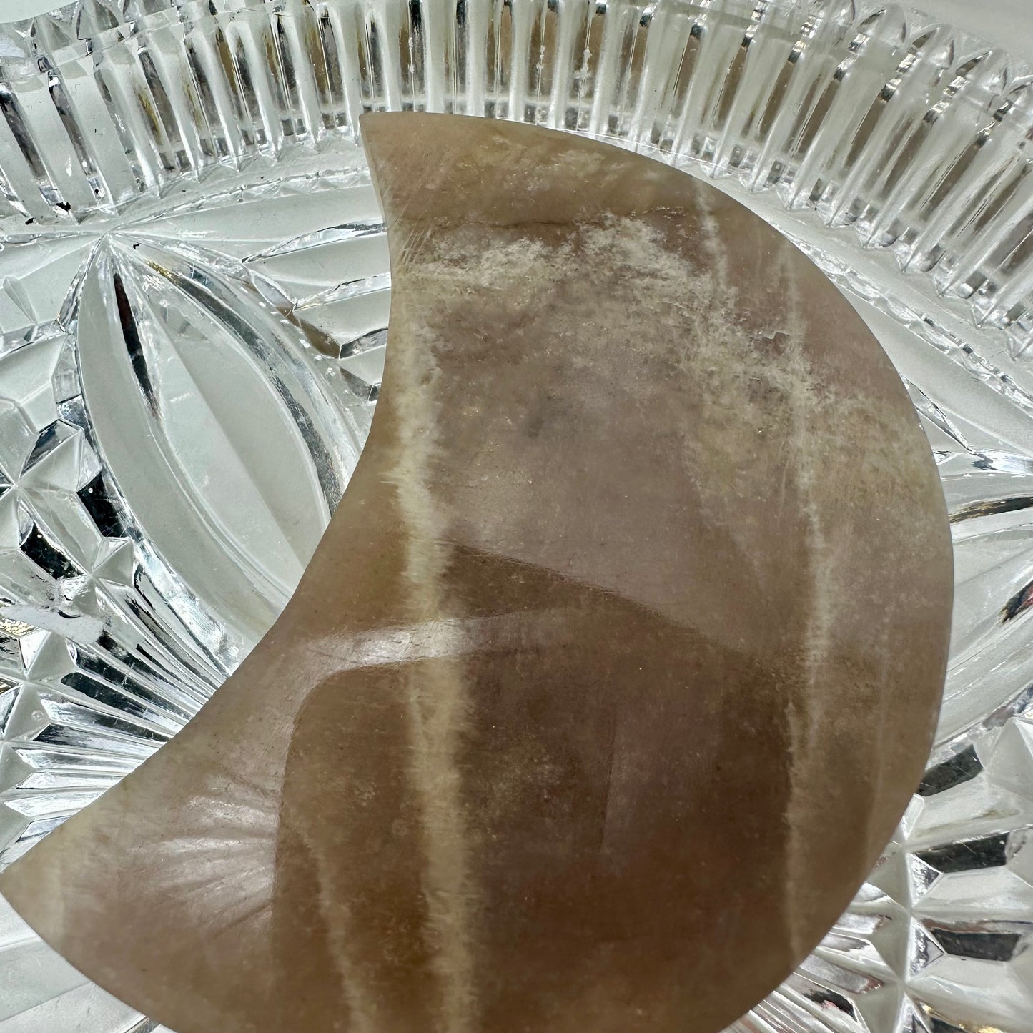 Moonstone Moon On Stand