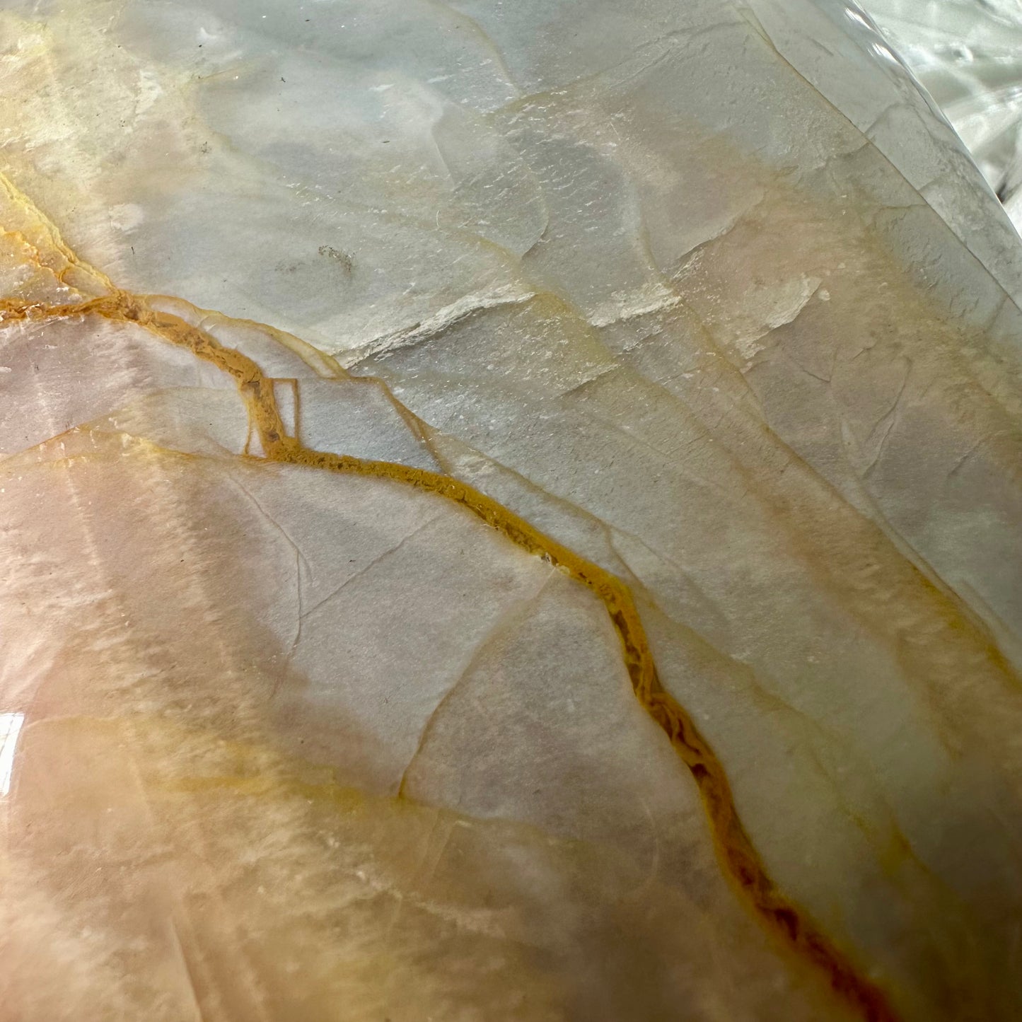 Peach Moonstone Flames