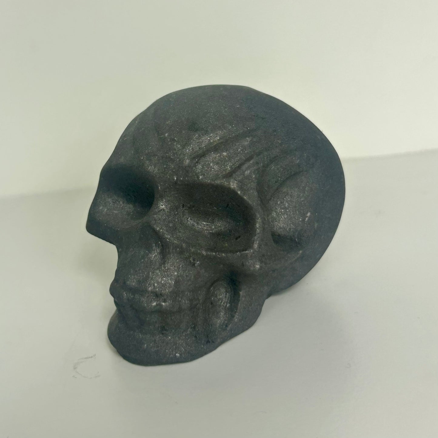 Shunglite Skull Carving