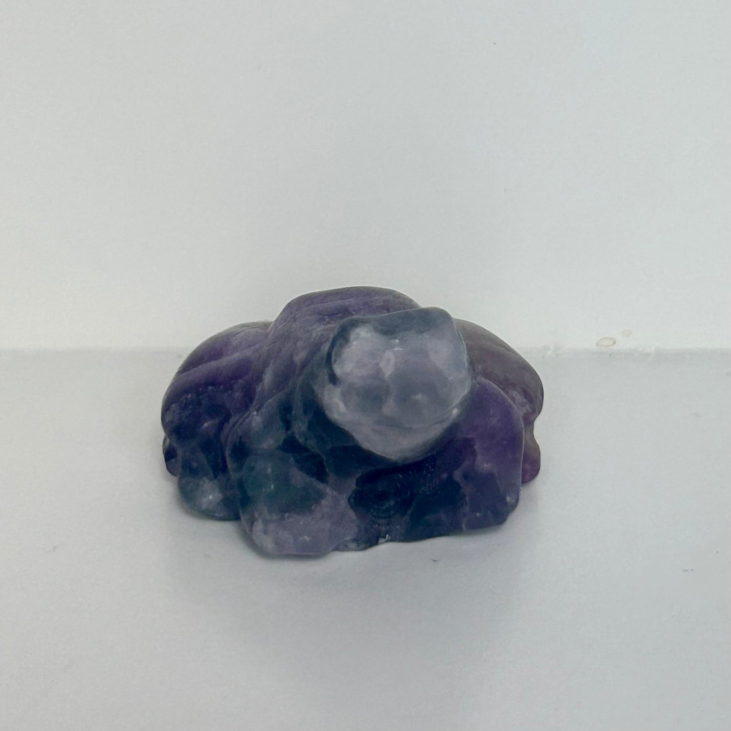 Fluorite Frog Carving