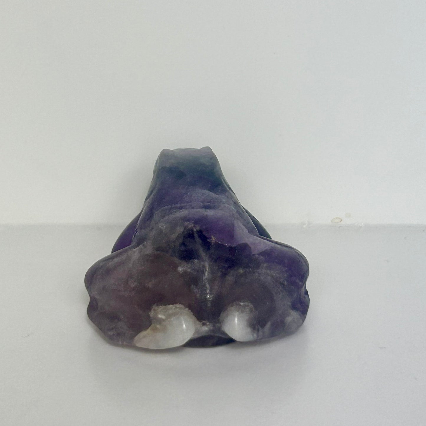 Fluorite Frog Carving