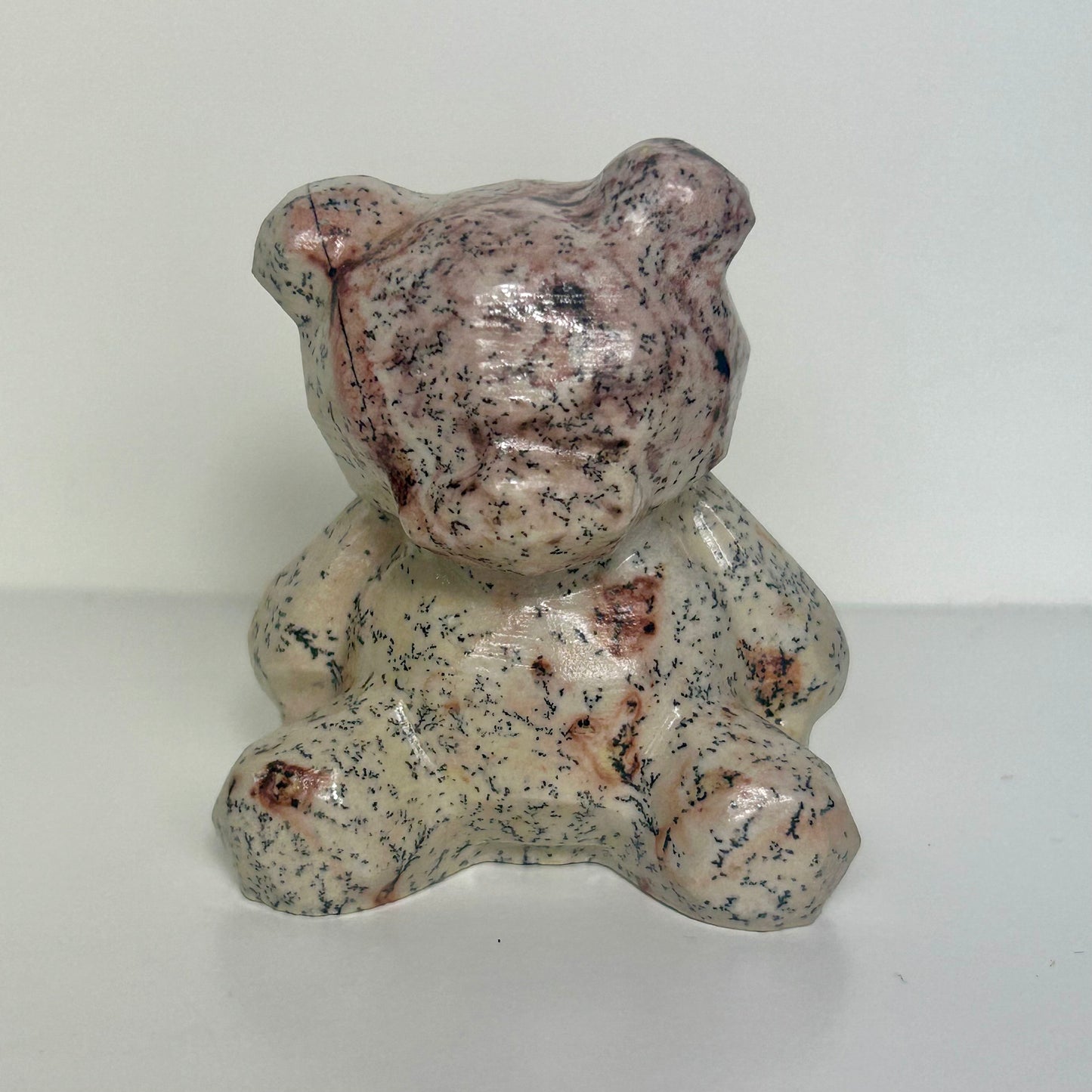 Picture Jasper Teddy Bear Carving