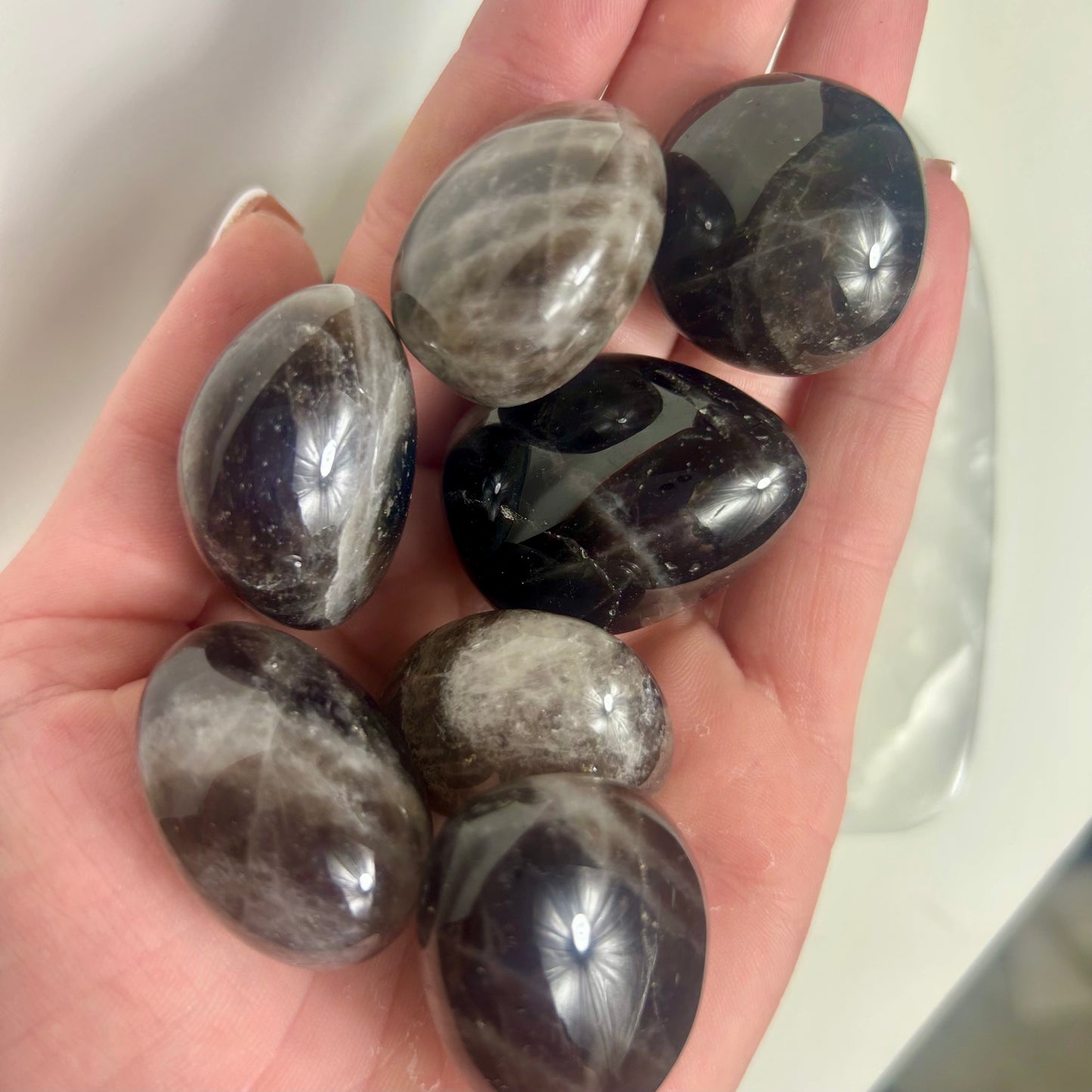 Black Quartz Tumbles