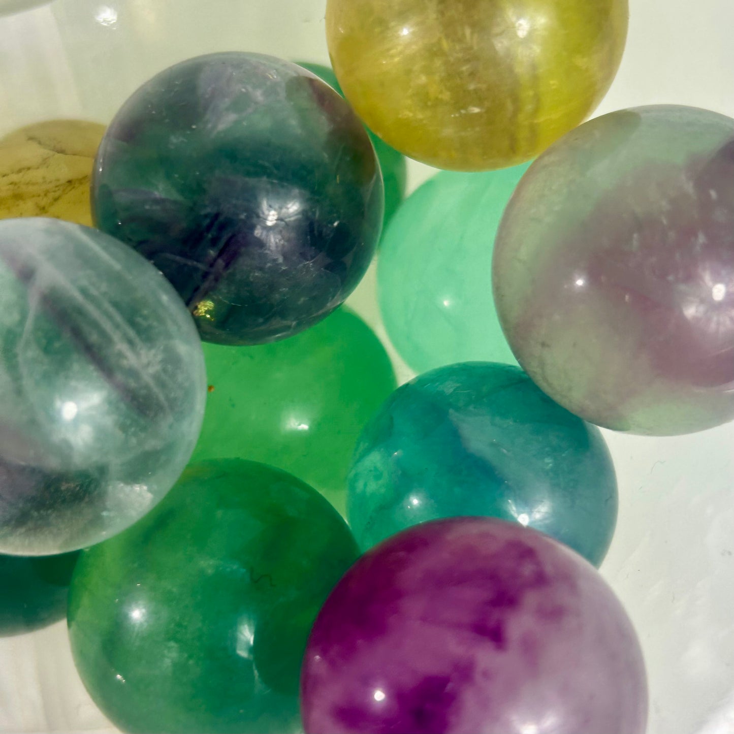 Rainbow Fluorite Medium Sphere