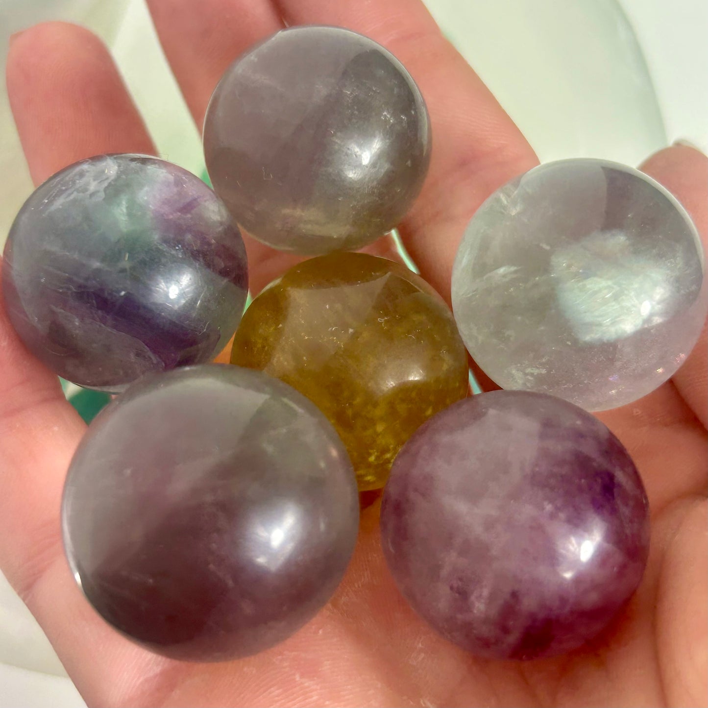 Rainbow Fluorite Medium Sphere