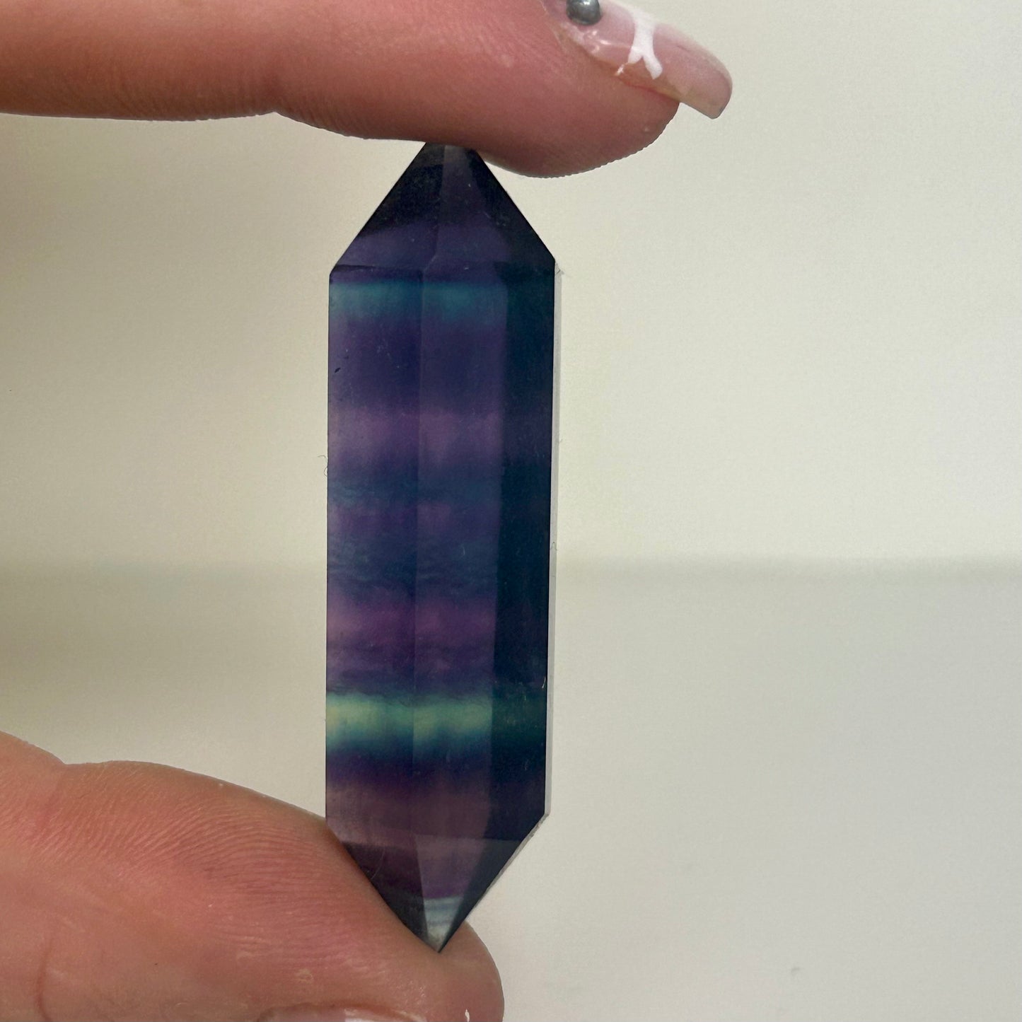 Rainbow Fluorite Double Terminated Points DT