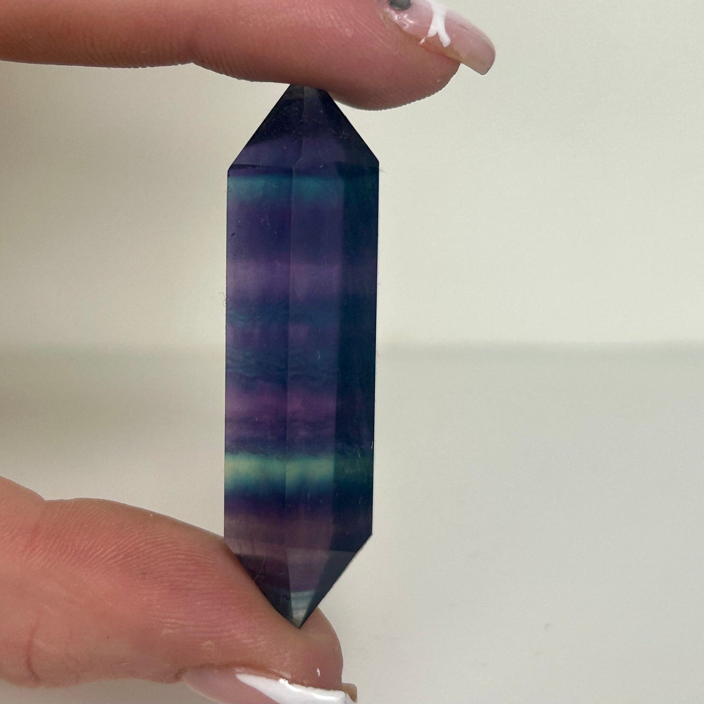 Rainbow Fluorite Double Terminated Points DT
