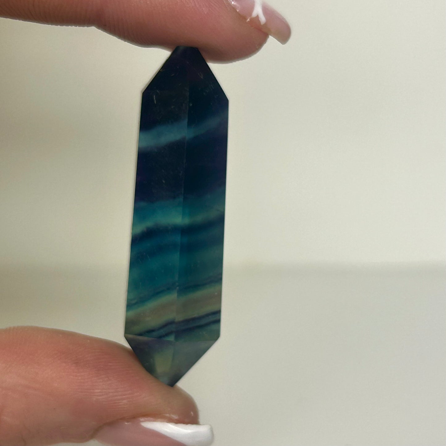 Rainbow Fluorite Double Terminated Points DT