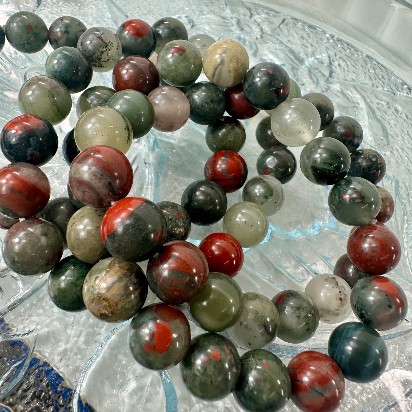 Blood Stone 10mm Bracelets