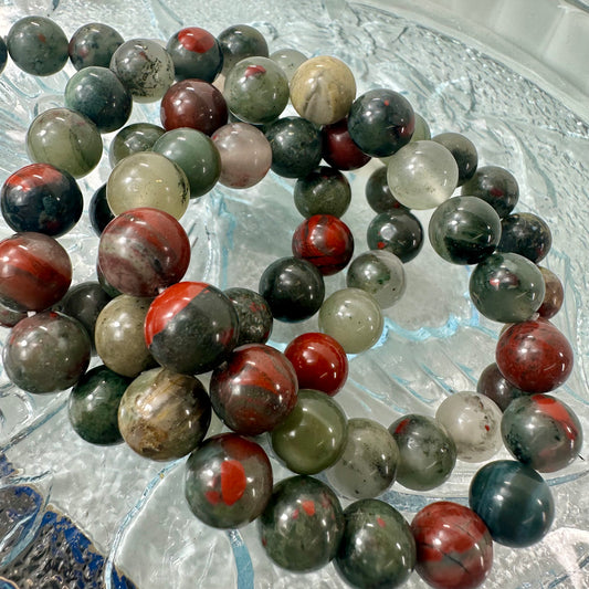 Blood Stone 10mm Bracelets