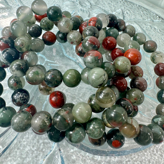 BloodStone 8mm Bracelets